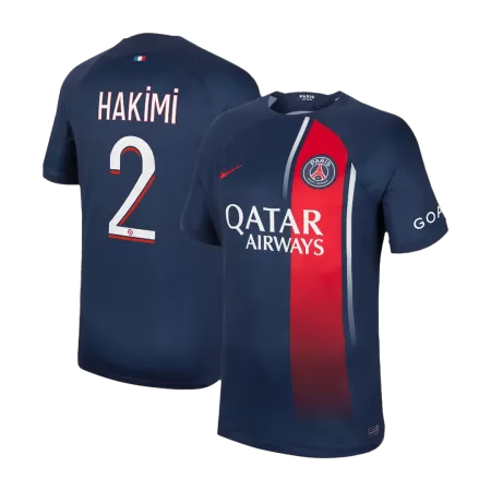 Men PSG HAKIMI #2 Home Soccer Jersey Shirt 2023/24 - buyjerseyshop.uk