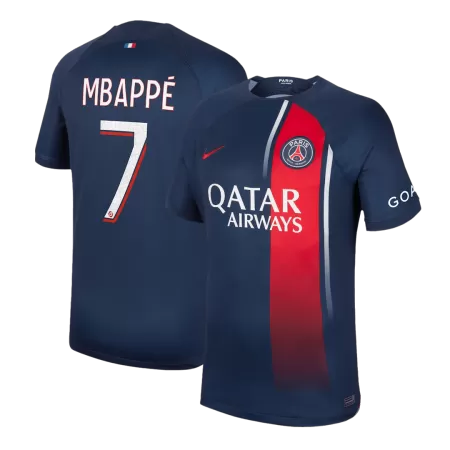 Men PSG MBAPPÉ #7 Home Soccer Jersey Shirt 2023/24 - buyjerseyshop.uk
