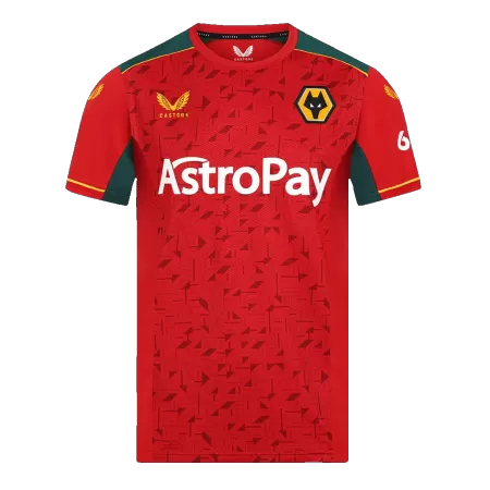 Men Wolverhampton Wanderers Away Soccer Jersey Shirt 2023/24 - buyjerseyshop.uk