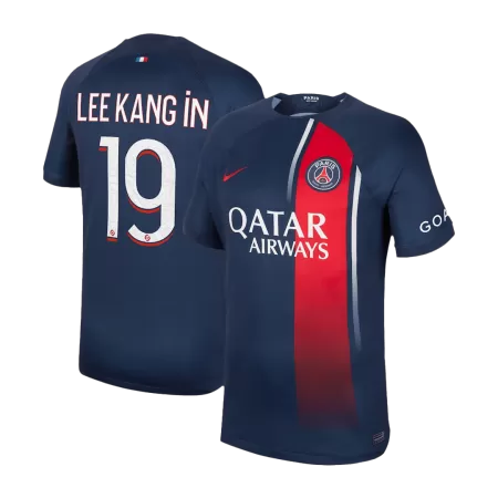 Men PSG LEE KANG IN #19 Home Soccer Jersey Shirt 2023/24 - buyjerseyshop.uk