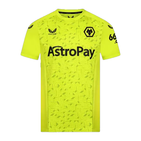 Men Wolverhampton Wanderers Goalkeeper Soccer Jersey Shirt 2023/24 - buyjerseyshop.uk