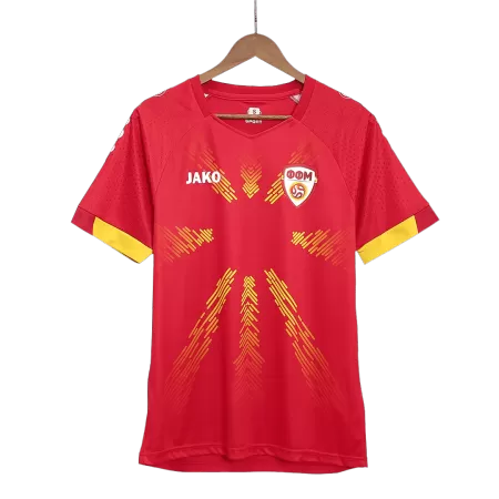 Men Macedonia Home Soccer Jersey Shirt 2023 - buyjerseyshop.uk