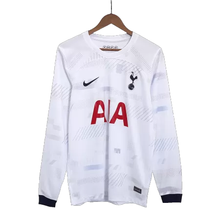 Men Tottenham Hotspur Home Long Sleeves Soccer Jersey Shirt 2023/24 - buyjerseyshop.uk