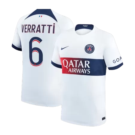 Men PSG VERRATTI #6 Away Soccer Jersey Shirt 2023/24 - buyjerseyshop.uk