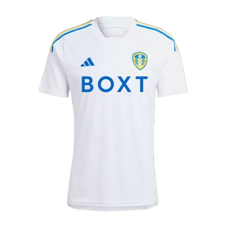 Men Leeds United Home Soccer Jersey Shirt 2023/24 - buyjerseyshop.uk