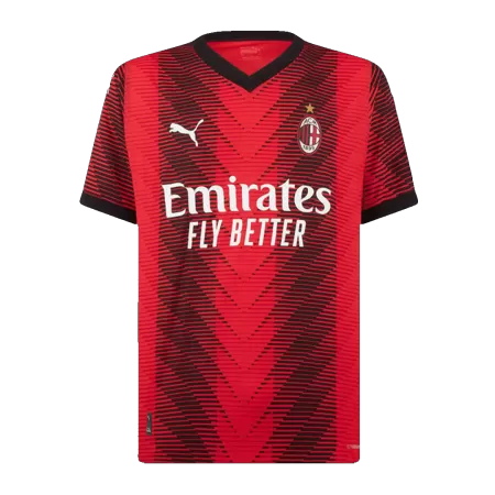 Men AC Milan Home Player Version Jersey 2023/24 - buyjerseyshop.uk