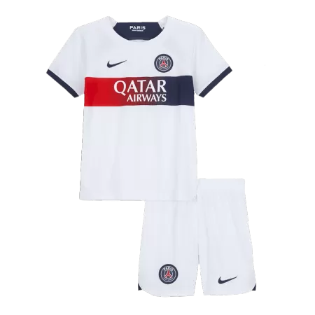 Kids PSG Away Soccer Jersey Kit (Jersey+Shorts) 2023/24 - buyjerseyshop.uk