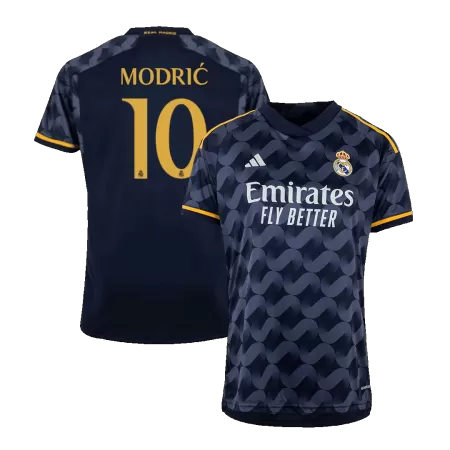 Men Real Madrid MODRIĆ #10 Away Soccer Jersey Shirt 2023/24 - buyjerseyshop.uk