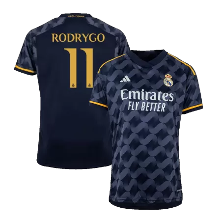 Men Real Madrid RODRYGO #11 Away Soccer Jersey Shirt 2023/24 - buyjerseyshop.uk