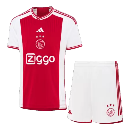 Men Ajax Home Soccer Jersey Kit (Jersey+Shorts) 2023/24 - buyjerseyshop.uk
