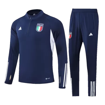 Kids Italy Zipper Training Jacket Kit(Jacket+Pants) 2023/24 - buyjerseyshop.uk