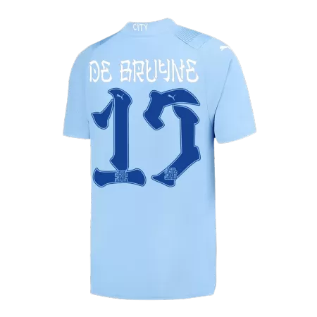 Men Manchester City DE BRUYNE #17 Home Soccer Jersey Shirt 2023/24 - buyjerseyshop.uk