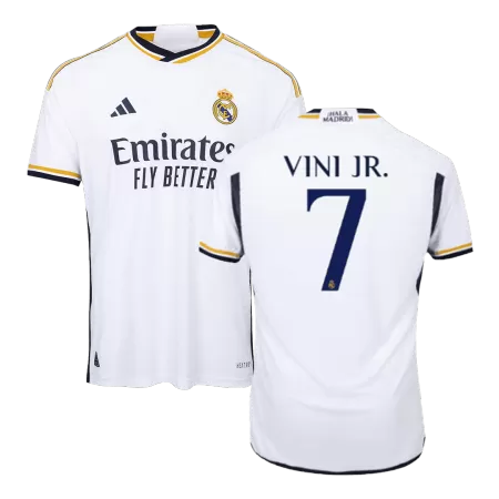 Men Real Madrid VINI JR. #7 Home Player Version Jersey 2023/24 - buyjerseyshop.uk