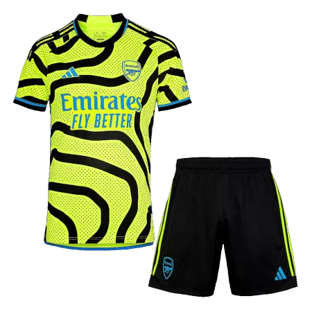 Men Arsenal Away Soccer Jersey Kit (Jersey+Shorts) 2023/24 - buyjerseyshop.uk
