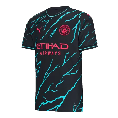 Men Manchester City Third Away Soccer Jersey Shirt 2023/24 - buyjerseyshop.uk