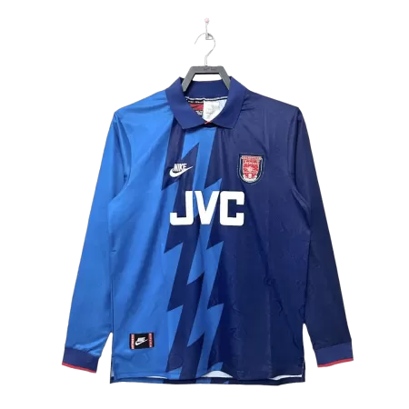 Men Arsenal Retro Jerseys Away Long Sleeve Soccer Jersey 1995/96 - buyjerseyshop.uk