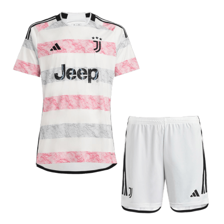 Men Juventus Away Soccer Jersey Kit (Jersey+Shorts) 2023/24 - buyjerseyshop.uk
