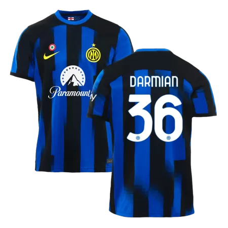 Men Inter Milan DARMIAN #36 Home Soccer Jersey Shirt 2023/24 - buyjerseyshop.uk