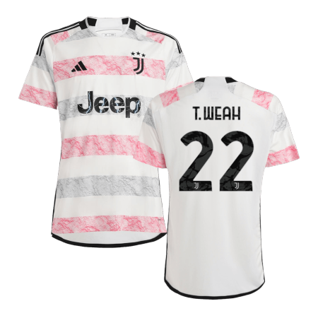 Men Juventus T.WEAH #22 Away Soccer Jersey Shirt 2023/24 - buyjerseyshop.uk