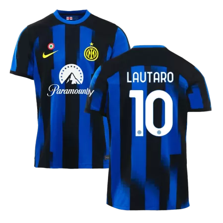 Men Inter Milan LAUTARO #10 Home Soccer Jersey Shirt 2023/24 - buyjerseyshop.uk