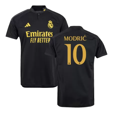 Men Real Madrid MODRIĆ #10 Third Away Soccer Jersey Shirt 2023/24 - buyjerseyshop.uk