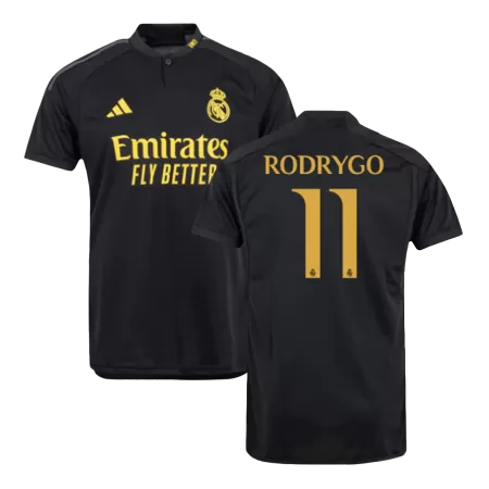 Men Real Madrid RODRYGO #11 Third Away Soccer Jersey Shirt 2023/24 - buyjerseyshop.uk