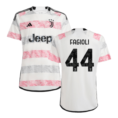 Men Juventus FAGIOLI #44 Away Soccer Jersey Shirt 2023/24 - buyjerseyshop.uk