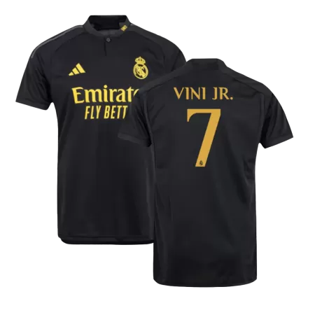 Men Real Madrid VINI JR. #7 Third Away Soccer Jersey Shirt 2023/24 - buyjerseyshop.uk