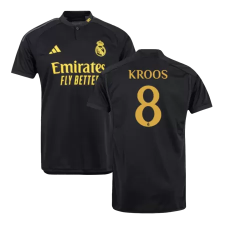 Men Real Madrid KROOS #8 Third Away Soccer Jersey Shirt 2023/24 - buyjerseyshop.uk
