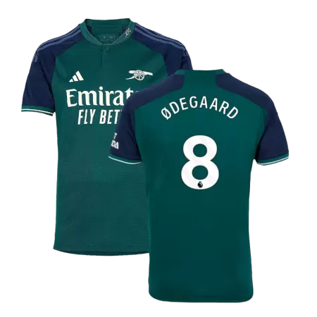 Men Arsenal ØDEGAARD #8 Third Away Soccer Jersey Shirt 2023/24 - buyjerseyshop.uk