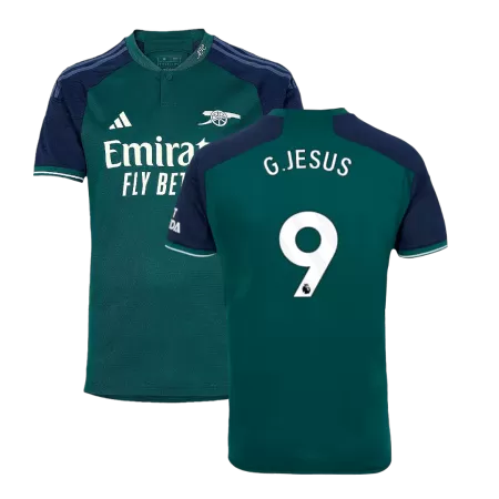 Men Arsenal G.JESUS #9 Third Away Soccer Jersey Shirt 2023/24 - buyjerseyshop.uk