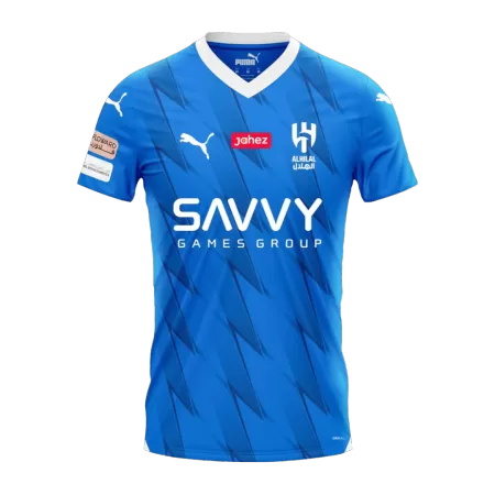 Men Al Hilal SFC Home Soccer Jersey Shirt 2023/24 - buyjerseyshop.uk