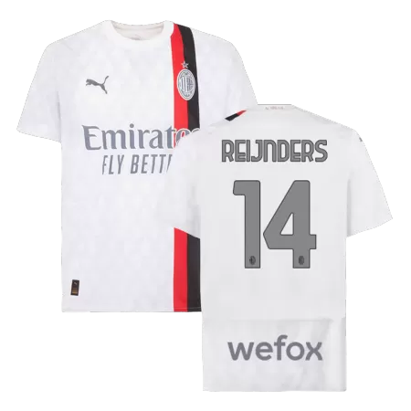 Men AC Milan REIJNDERS #14 Away Soccer Jersey Shirt 2023/24 - buyjerseyshop.uk