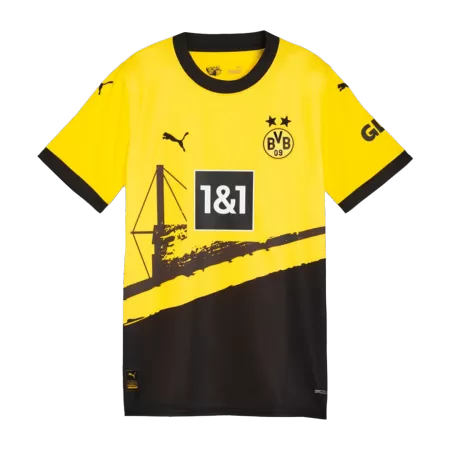 Women Borussia Dortmund Home Soccer Jersey Shirt 2023/24 - buyjerseyshop.uk