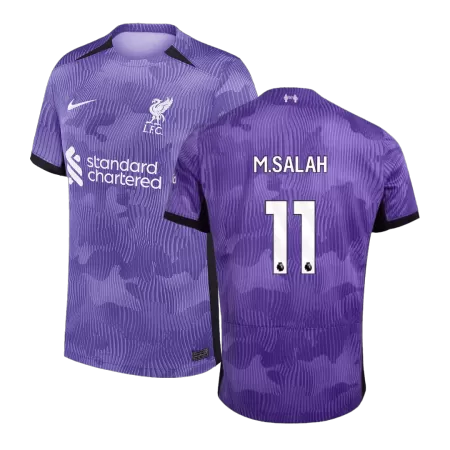 Men Liverpool M.SALAH #11 Third Away Soccer Jersey Shirt 2023/24 - buyjerseyshop.uk