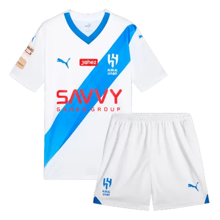 Men Al Hilal SFC Away Soccer Jersey Kit (Jersey+Shorts) 2023/24 - buyjerseyshop.uk