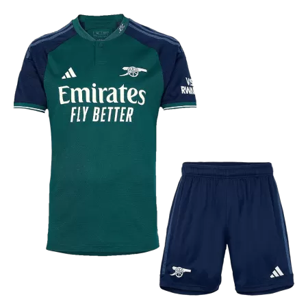 Men Arsenal Third Away Soccer Jersey Kit (Jersey+Shorts) 2023/24 - buyjerseyshop.uk