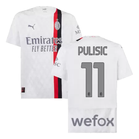 Men AC Milan PULISIC #11 Away Player Version Jersey 2023/24 - buyjerseyshop.uk