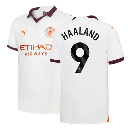 Men Manchester City HAALAND #9 Away Soccer Jersey Shirt 2023/24 - buyjerseyshop.uk