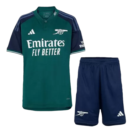 Kids Arsenal Third Away Soccer Jersey Kit (Jersey+Shorts) 2023/24 - buyjerseyshop.uk