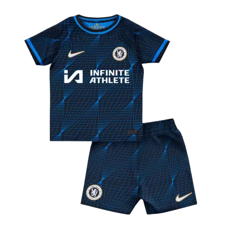 Kids Chelsea Away Soccer Jersey Kit (Jersey+Shorts) 2023/24 - buyjerseyshop.uk