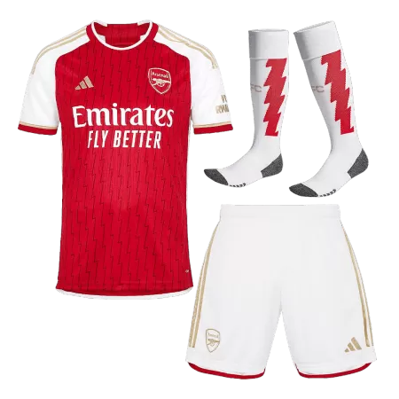 Kids Arsenal Home Soccer Jersey Whole Kit (Jersey+Shorts+Socks) 2023/24 - buyjerseyshop.uk