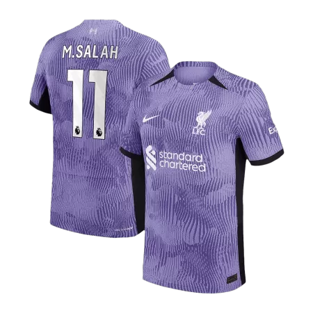 Men Liverpool M.SALAH #11 Third Away Player Version Jersey 2023/24 - buyjerseyshop.uk