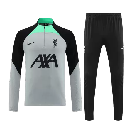 Men Liverpool Zipper Tracksuit Sweat Shirt Kit (Top+Trousers) 2023/24 - buyjerseyshop.uk