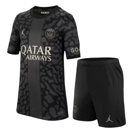 Kids PSG Third Away Soccer Jersey Kit (Jersey+Shorts) 2023/24 - buyjerseyshop.uk