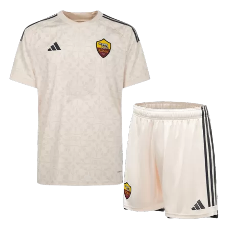 Kids Roma Away Soccer Jersey Kit (Jersey+Shorts) 2023/24 - buyjerseyshop.uk