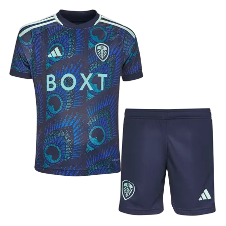 Kids Leeds United Away Soccer Jersey Kit (Jersey+Shorts) 2023/24 - buyjerseyshop.uk