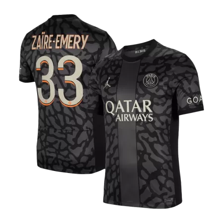 Men PSG ZAÏRE-EMERY #33 Third Away Soccer Jersey Shirt 2023/24 - buyjerseyshop.uk