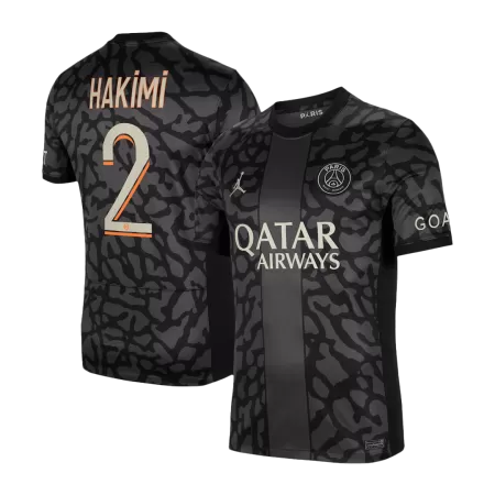 Men PSG HAKiMi #2 Third Away Soccer Jersey Shirt 2023/24 - buyjerseyshop.uk
