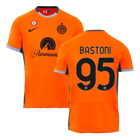 Men Inter Milan BASTONI #95 Third Away Soccer Jersey Shirt 2023/24 - buyjerseyshop.uk
